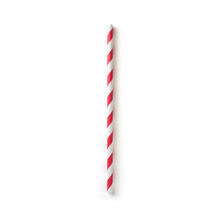 195mm Red Strip Paper Straw