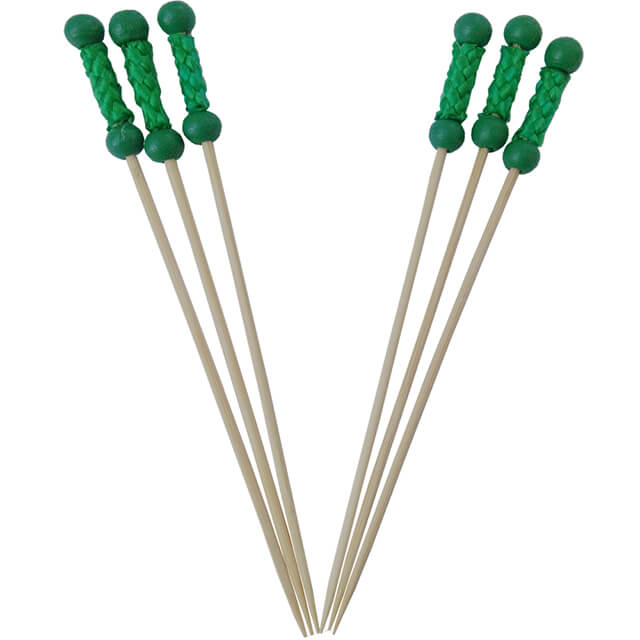Bamboo Double Bead Skewers