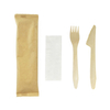 Smooth And Disposable Birch Wood Takeaway Forks And Knife Set