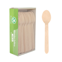 160mm Compostable Wooden Disposable Spoon